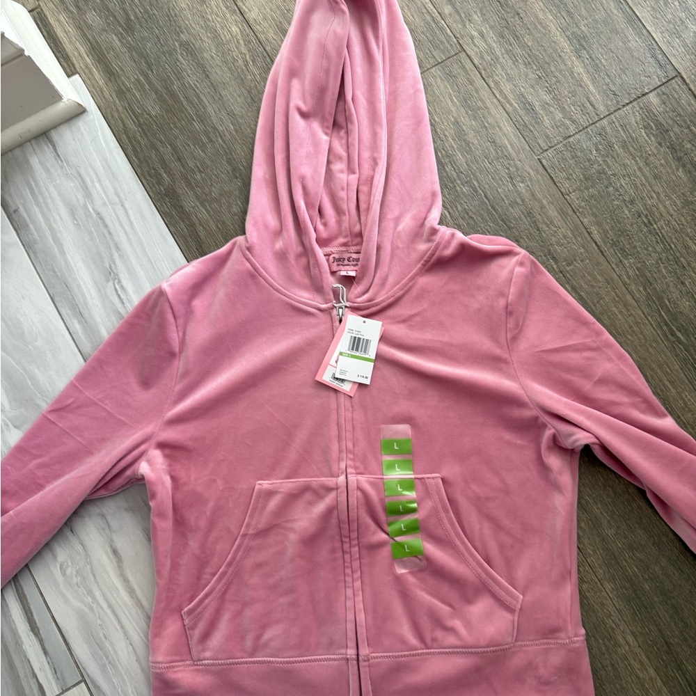 Pink Juicy Couture velour jumpsuit NWT